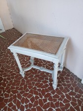 Banquette Cannée en noyer