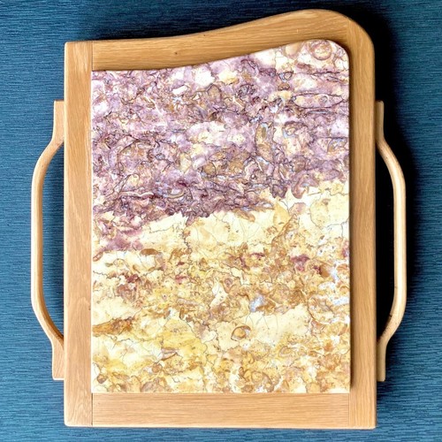 Plateau chêne marbre multi - chêne,
