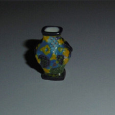 FEVE VASE BALUSTRE LONGWY 1885