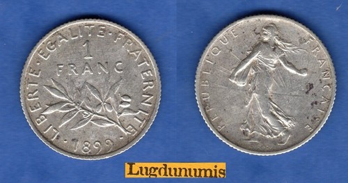 Franc semeuse 1899 ttb - franc,