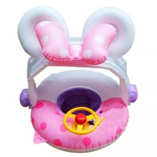 Bouée Minie voiture gonflable paravent jeux été piscine met protection solaire 