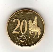 VATICAN PAPE PIECE  20 CENT 2006 euro  TRIAL ESSAI PROBE PRUEBA SPECIMEN