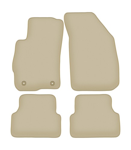Tapis sol velours beige - sol, en