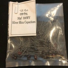 72 pcs 30pf 300WV Silver Mica