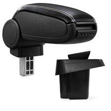 Pour Suzuki SX4 2006- Accoudoir Central Fois Cuir Référence Noir/Blanc