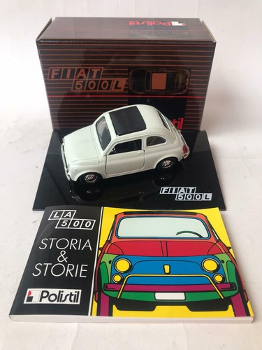 Polistil fiat 500 - fiat, blanche