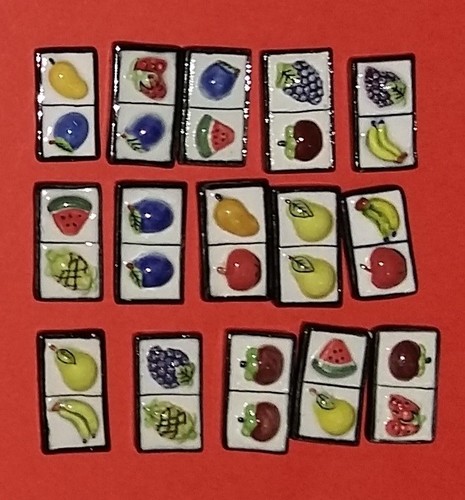 Série complète fève - , dominos