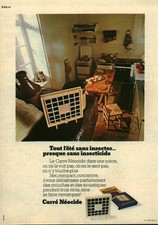 Publicité ancienne insecticide carré néocide 1971 issue de magazine