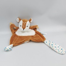 Doudou plat faon marron blanc Nathan KALOO - 36481