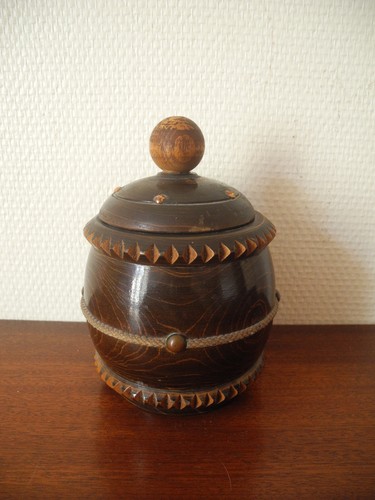 Ancien pot tabac déco kitsch - tabac,