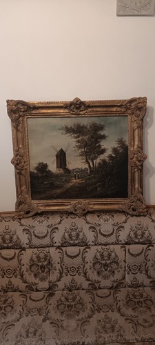 Hst huile sur toile tableau - hst,