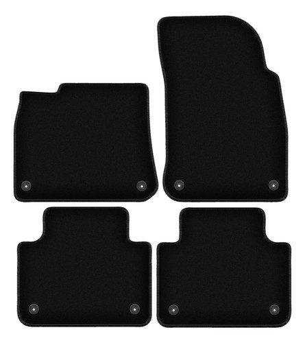 Tapis sol velours noir - tapis,