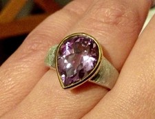 Bague Argent Améthyste