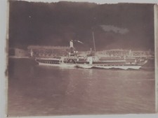 - RARE PHOTO PLAQUE VERRE