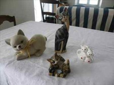 LOT DE 4 JOLIES STATUETTES DE