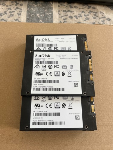 Ssd sandisk 240go - ssd, 2,5”