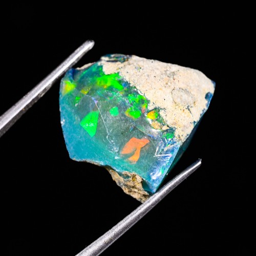 Black opal rough - ,, noir