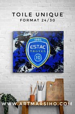 Peinture sur toile du maillot de Estac de Troyes