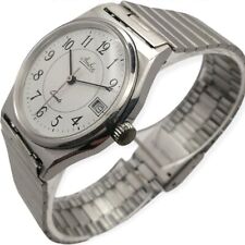 AMBRE Date 34mm 1980s Cal. Quartz  ISA 1198  LEBROCANTHEURE MONTRE VINTAGE WATCH