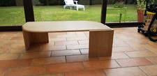 Table basse vintage en travertin Roche-Bobois des années 70 d'une série limitée 