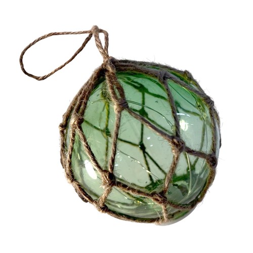 Green glass fishing - green,