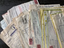 lot de factures anciennes de