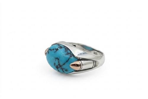 Bague homme argent 925 saphir - bague,