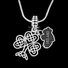 Collier Bijoux Carte D'Irlande Arbre De Vie Nœud Celtique Des Celtes Irlandais