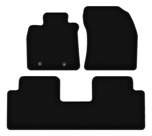 Tapis velours noir toyota - tapis,