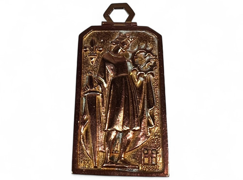 Pendentif médaille saint - pendentif,
