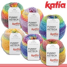 Katia 100 G Funny Azteca Fil Dégradé de Couleur Laine Tricot Crochet 6