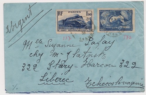 Lettre urgente paris train - lettre,