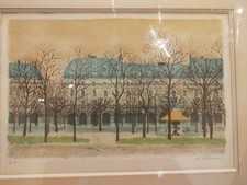 Lithographie Couleur André Renoux Signée,Épreuve D Artiste