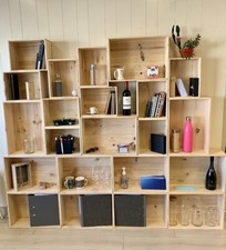 Kit Bibliothèque CAISSE BOIS