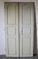 Deux Portes de placard H 218 x L 113,5 cm en sapin massif Mouluré Fin XIX Siècle