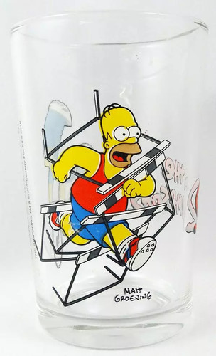 Les simpsons verre - simpsons, à