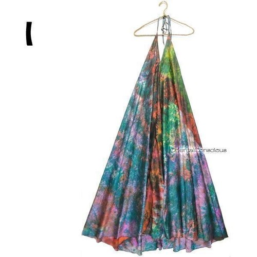 Robe évasée longue maxi - , en