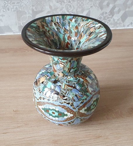 Vase émaux cloisonnés - en,