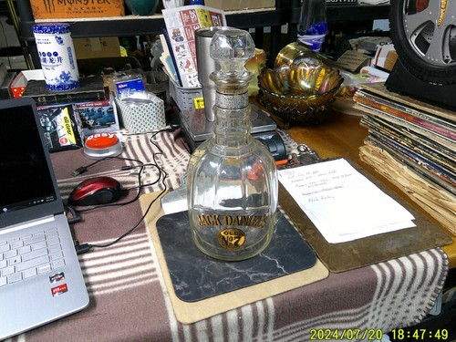 Vintage jack daniels bottle - vintage,