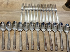 Ménagère 24 Pièces Couverts de Table ART DECO Métal Argenté 84