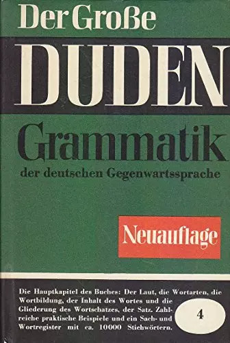 Der grosse duden grammatik - der,