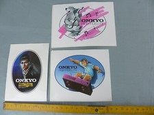 Lot de 3 autocollants ONKYO