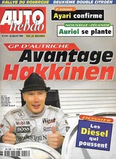 AUTO HEBDO n°1147 1998 - SEAT Ibiza GT TDI – ALFA ROMEO 156 2.4 JTD - M.HAKKINEN