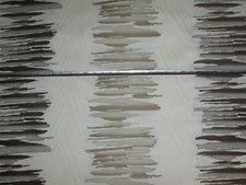 Tissu rideau rayé brodé