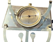 Theodolite -Teodolito- Surveying -Mining Compass -Poche de Mineur N°2 -Secrétan