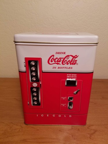 Coca cola vending - machine, tin