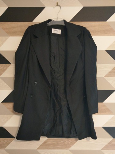 Robe style veste - veste, noir