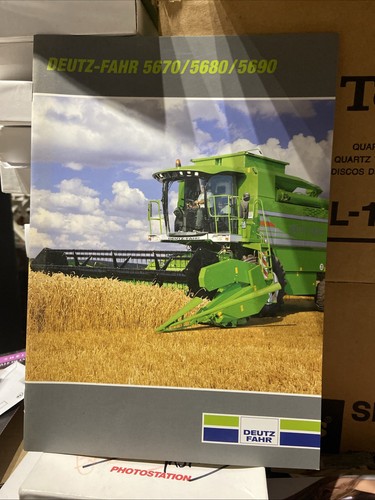 Brochure moissoneuse deutz - moissoneuse,