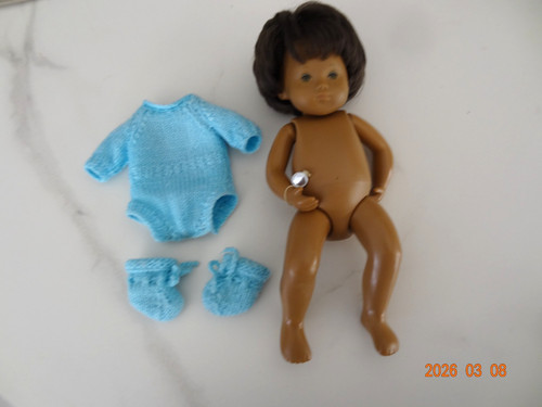 Rare poupée poupon métisse