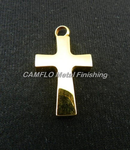 24k gold plated cross - plated,